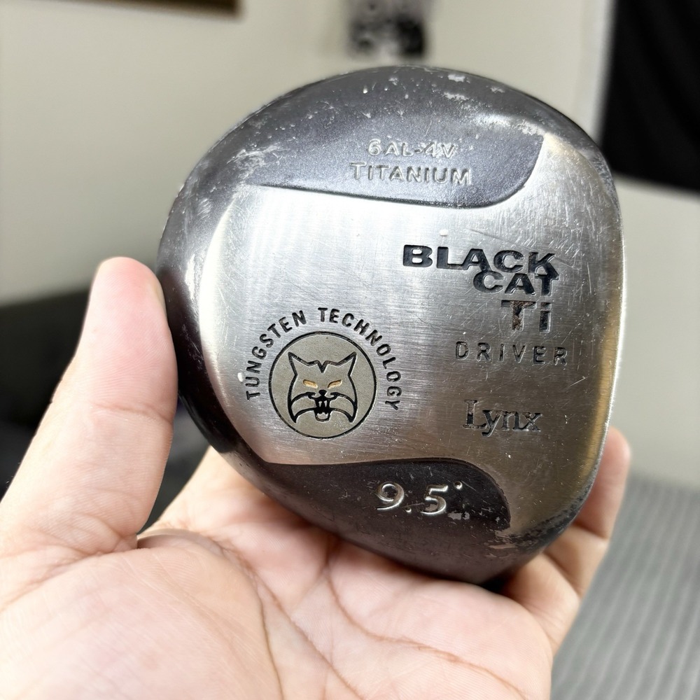 Lynx Black Cat‎ Titanium golf driver with a 9.5-degree loft golf club